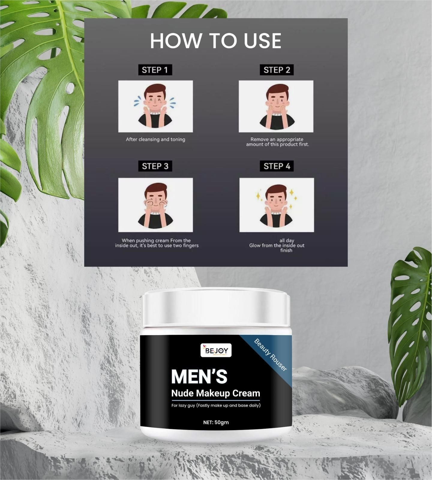 Nude Makeup Cream 50gm (Men's)