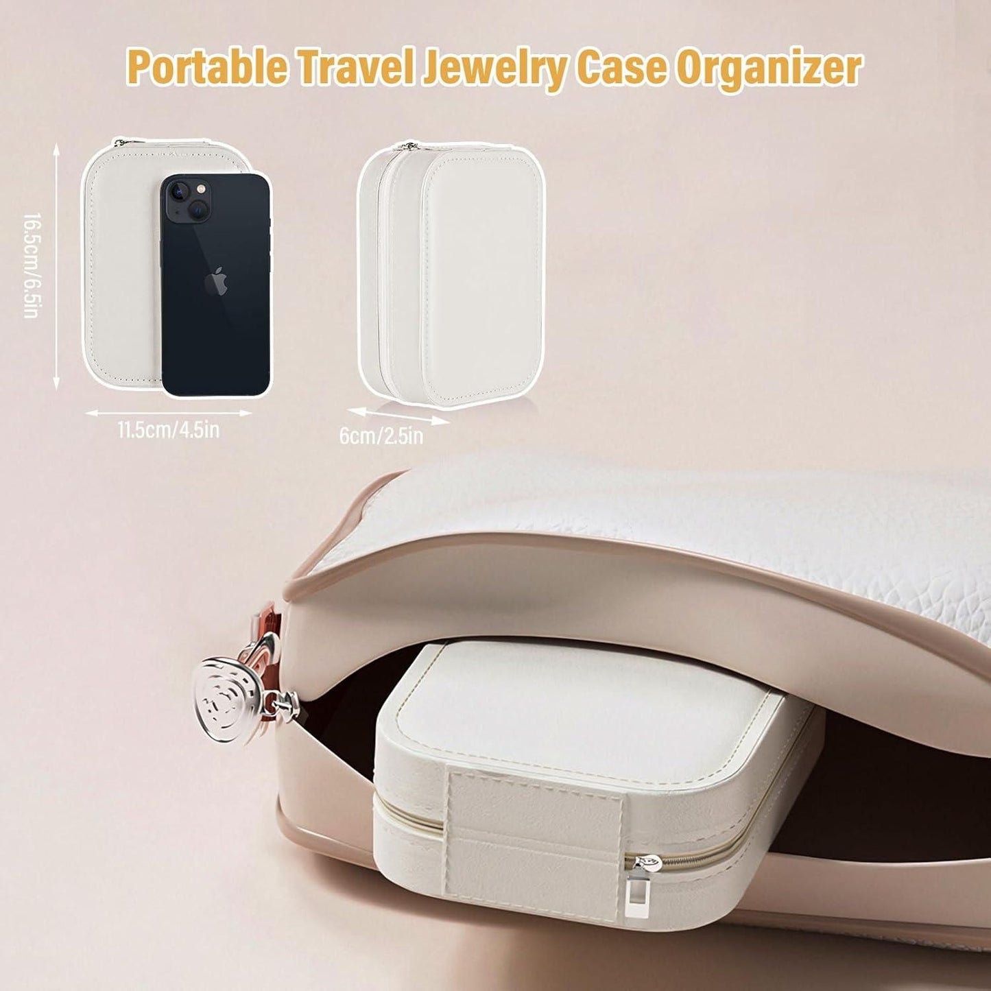 LED Mirror White Jewelry Box