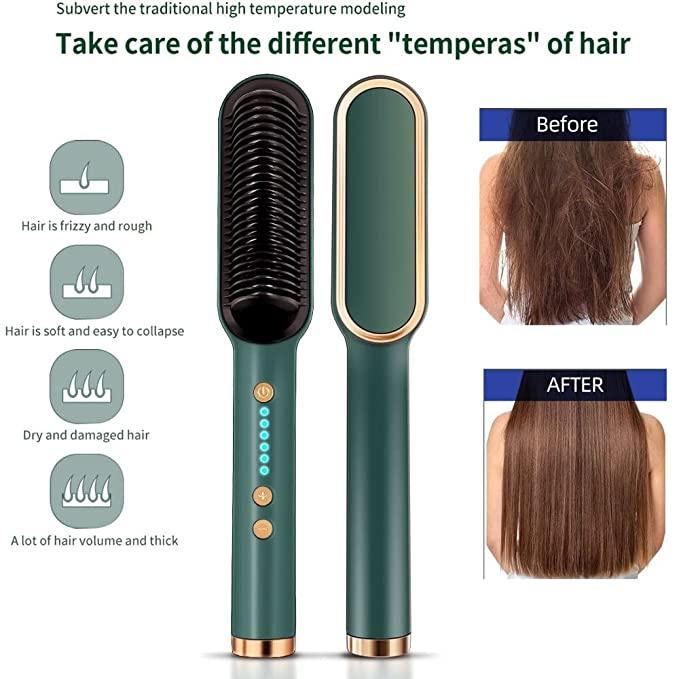 Hair Straightener Professional Electric Brush