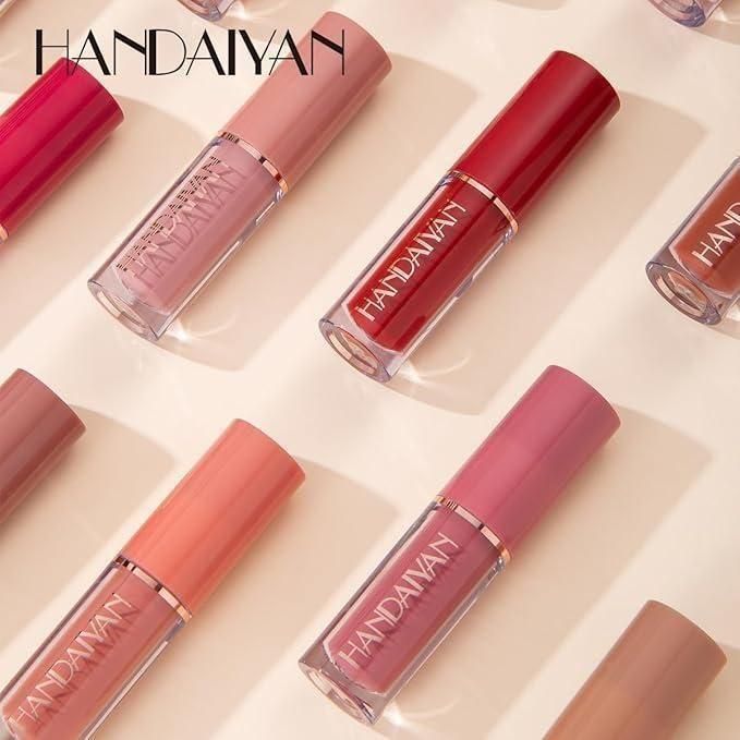 Velvet Matte Liquid Lipstick Set (12Pcs)