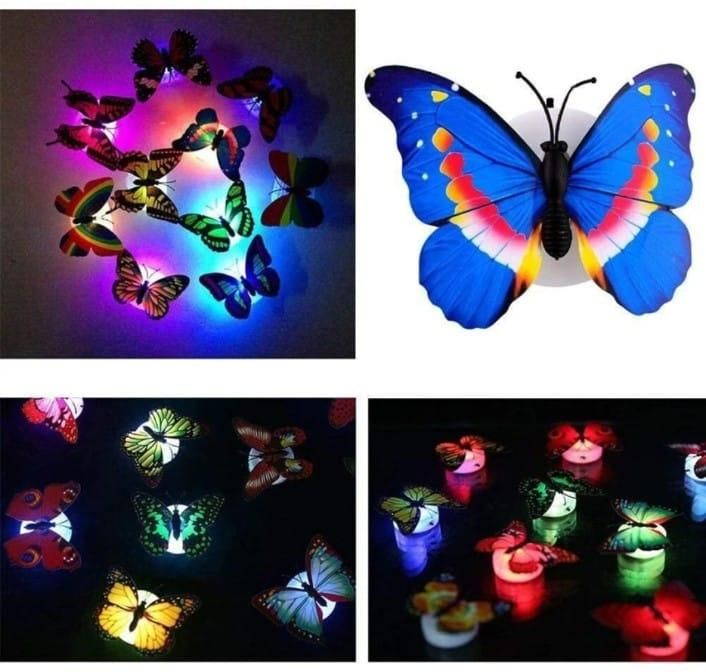 3D Butterfly Led Light (Pack of 3)
