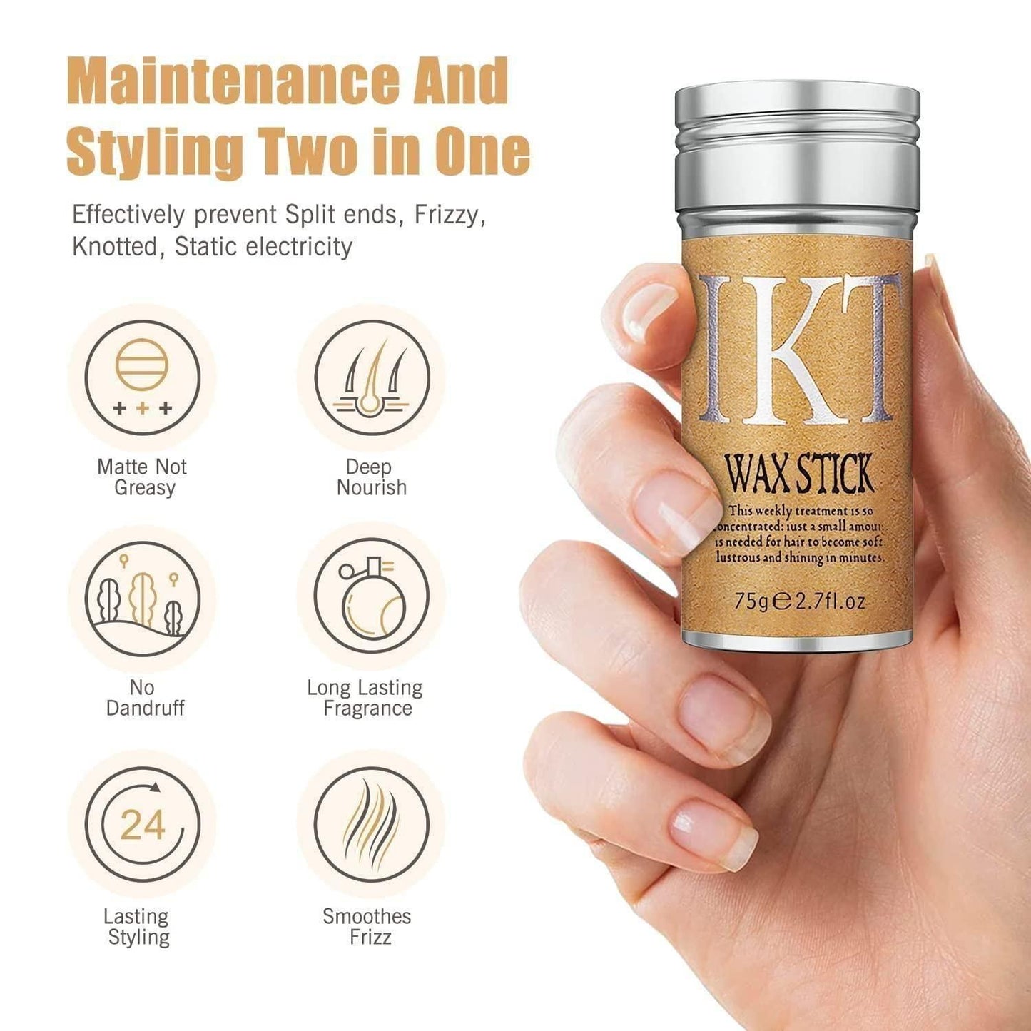 Hair Styling Wax Stick