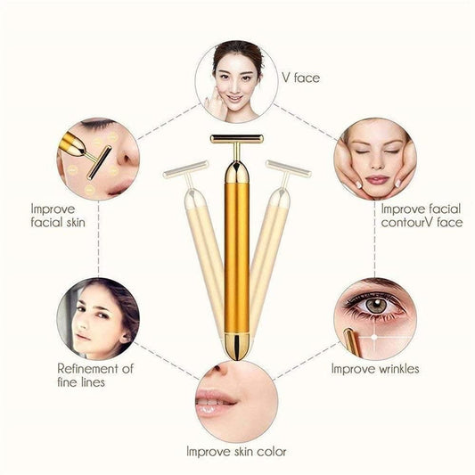 GoldenZen™ - 24K Gold Facial Massage Roller