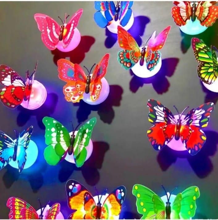 3D Butterfly Led Light (Pack of 3)