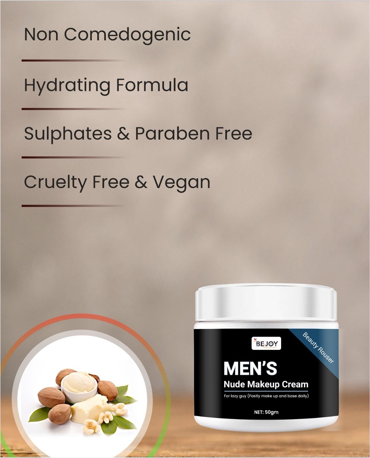 Nude Makeup Cream 50gm (Men's)