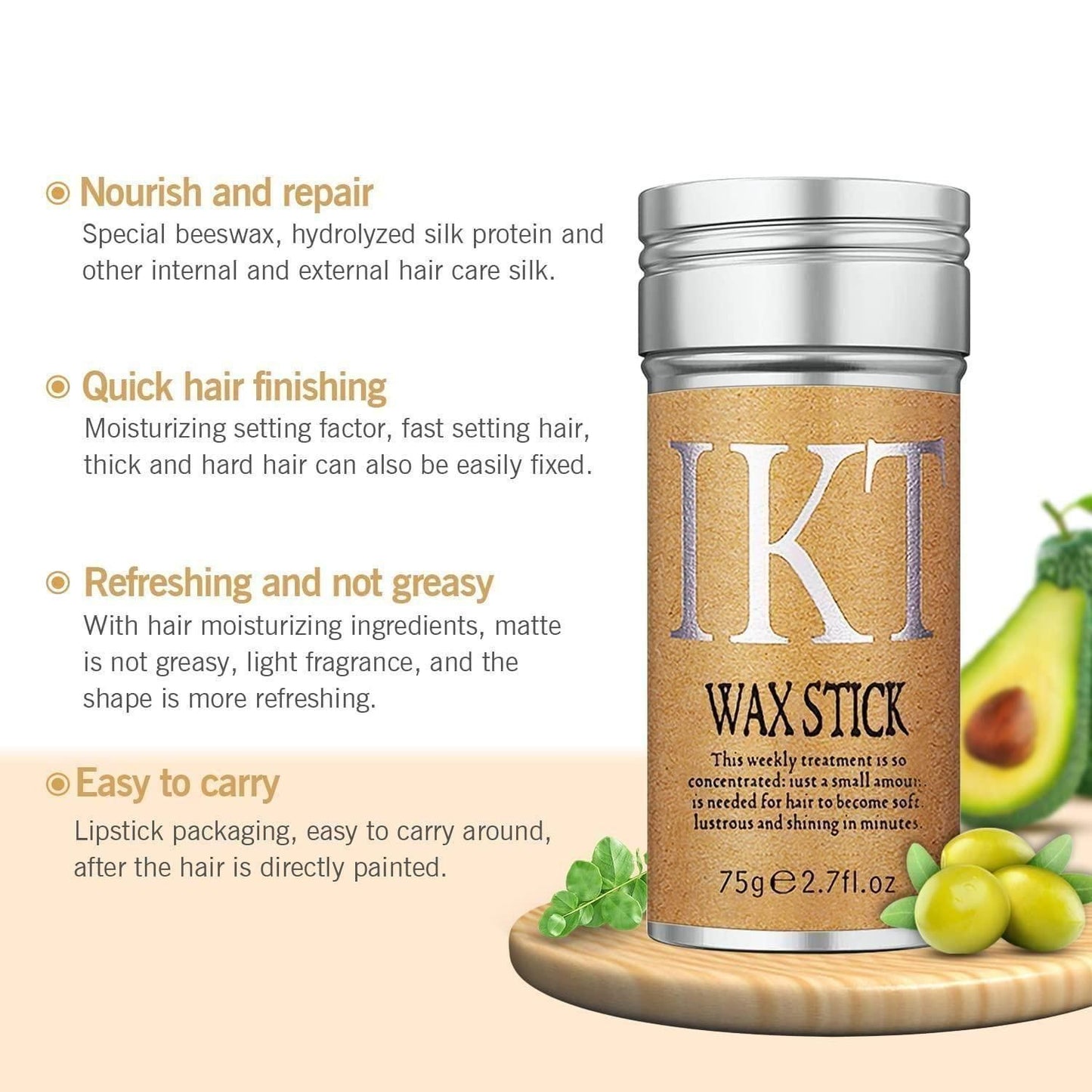 Hair Styling Wax Stick