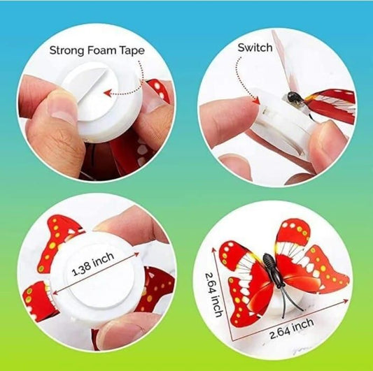 3D Butterfly Led Light (Pack of 3)