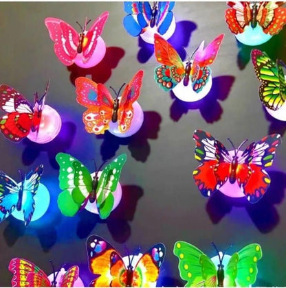 3D Butterfly Led Light (Pack of 3)