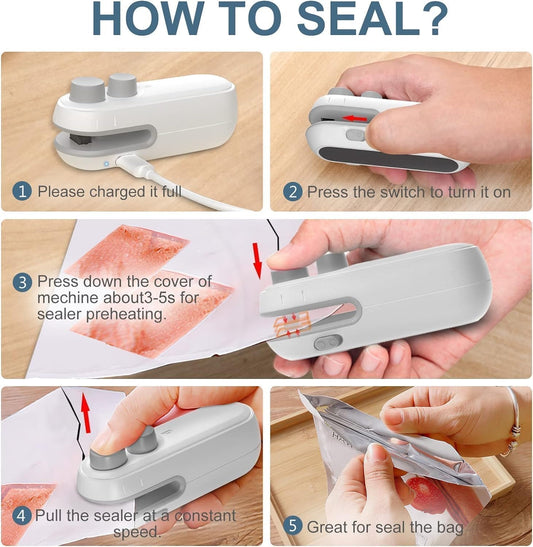 Mini Sealing Machine with Cutter